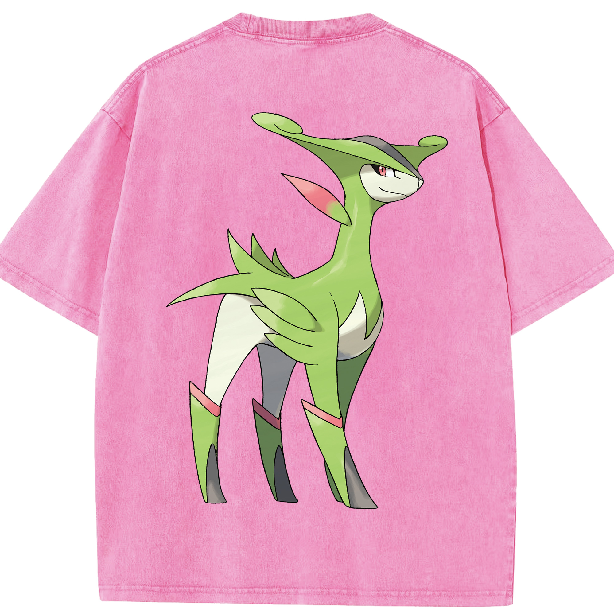 （画像用） ポケットモンスター Pokémon 綿100% ヴィンテージ風 半袖Tシャツ（背面プリント）